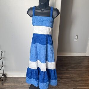 Gianni Bini Navy and White Dress